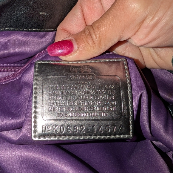 Coach Black Leather Bag - Picture 8 of 8